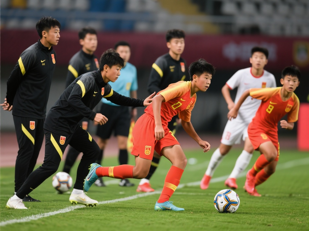 沙特迅猛反击,国少防守失位,达格马硬抗后卫推射得分,2-0 针对本场比赛暴露出的问题,中国国少队需要